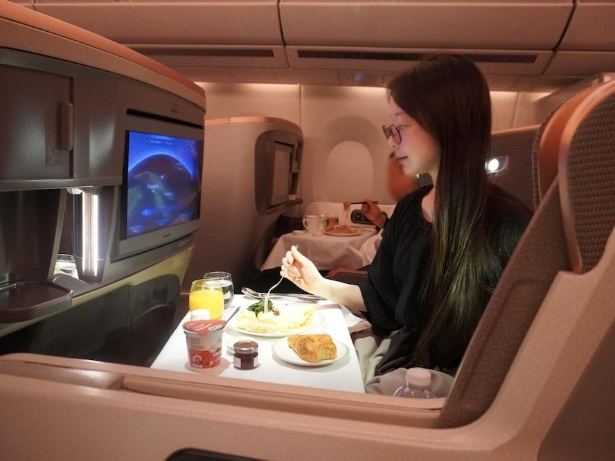 シンガポール航空・ビジネスクラス搭乗記：シンガポール・チャンギ空港発、ヨハネスブルグ空港行き