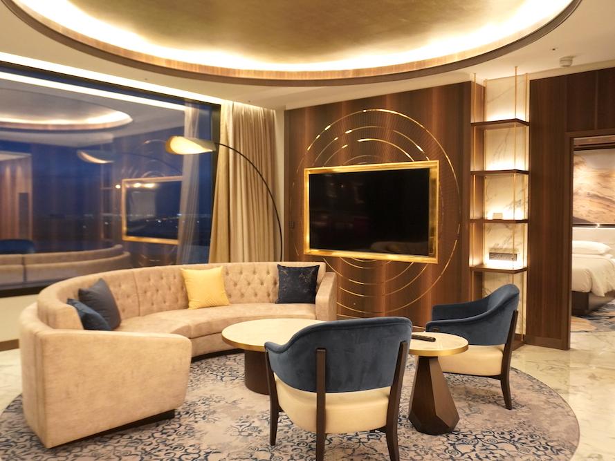 韓国のホテル「INSPIRE Entertainment Resort」のサンタワー インスパイアスイート