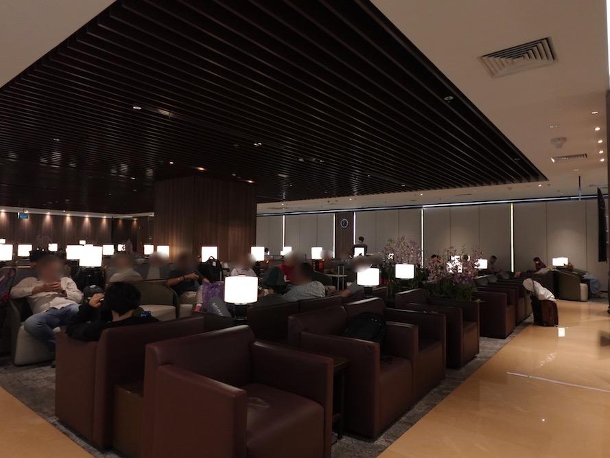 シンガポール・チャンギ空港の航空ラウンジ「Business Class SilverKris Lounge」
