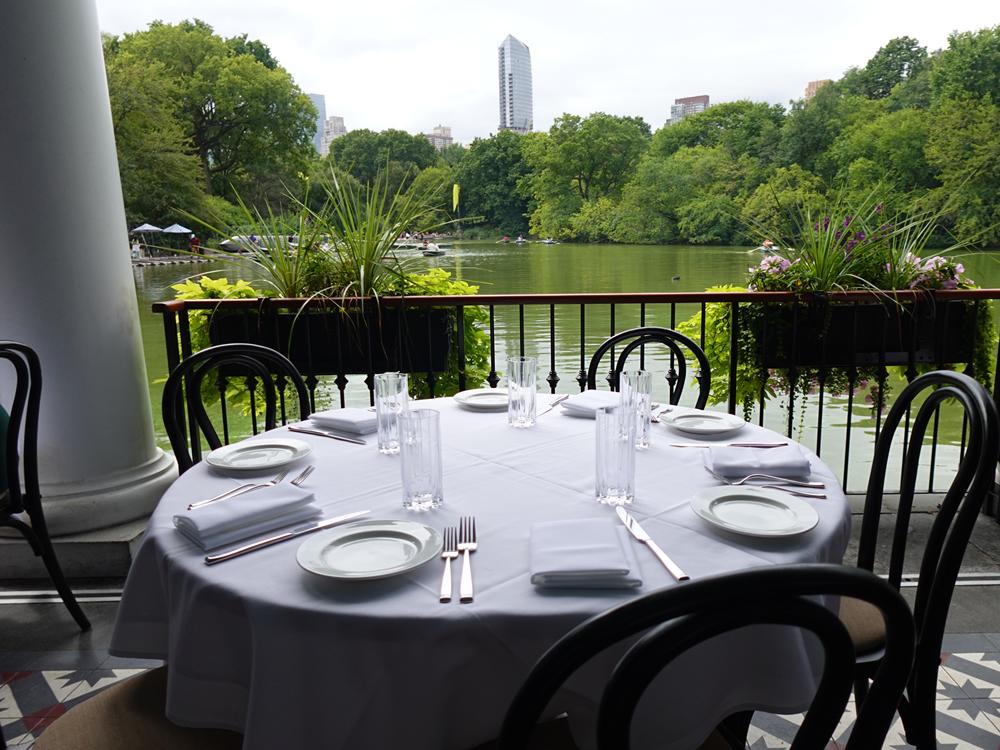 ニューヨークのレストラン「Central Park Boathouse」
