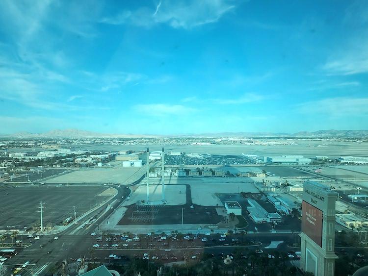 ベランダからの風景写真