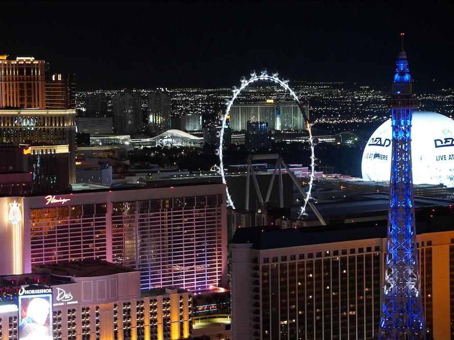 ベランダからの風景写真