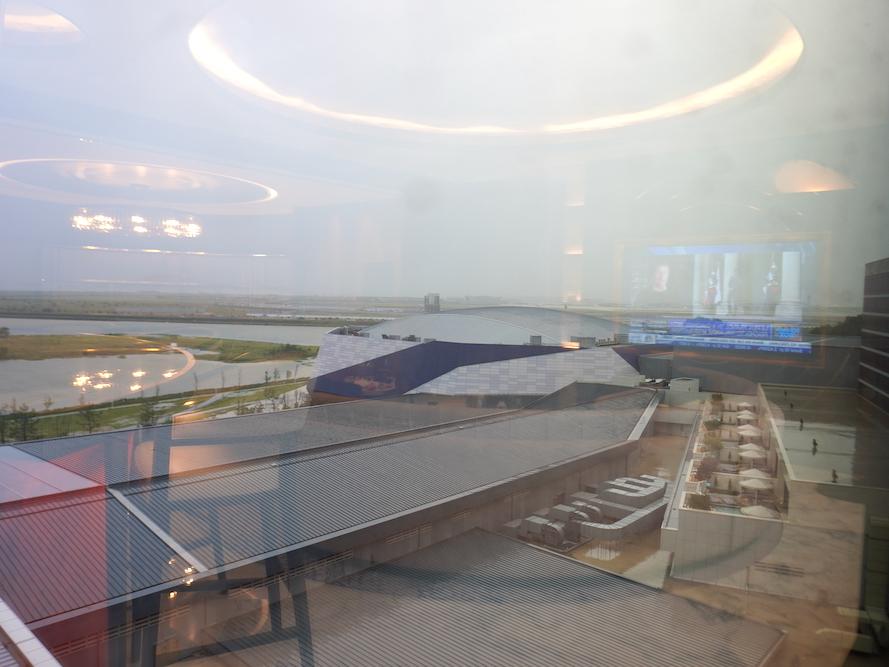 ベランダからの風景写真
