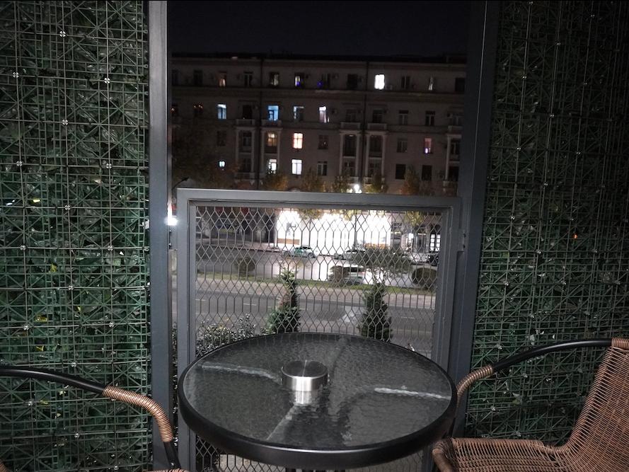 ベランダからの風景写真
