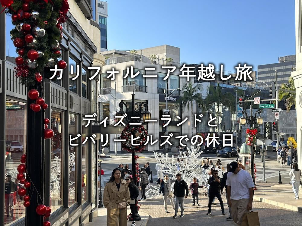 カリフォルニア年越し旅 ─ ディズニーランドとビバリーヒルズでの休日